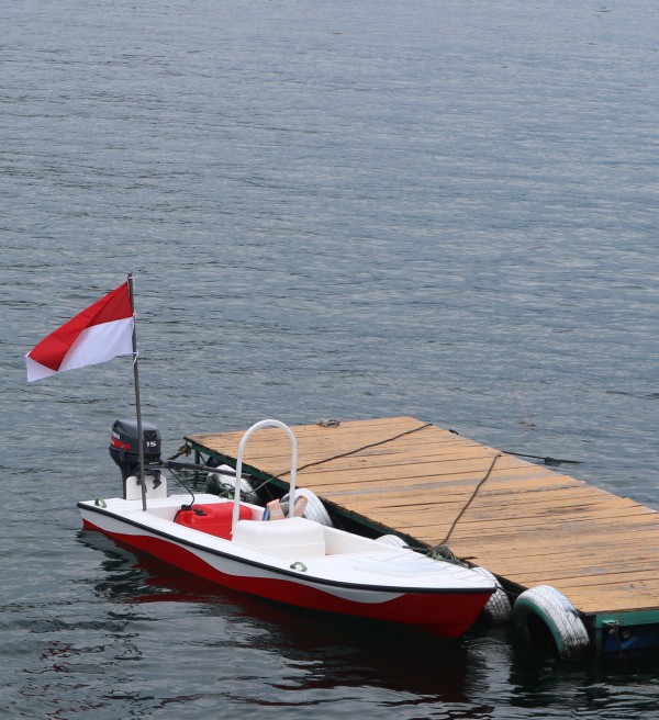 Skiff Water Sport Fiber Glass