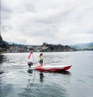 Skiff Water Sport Fiber Glass